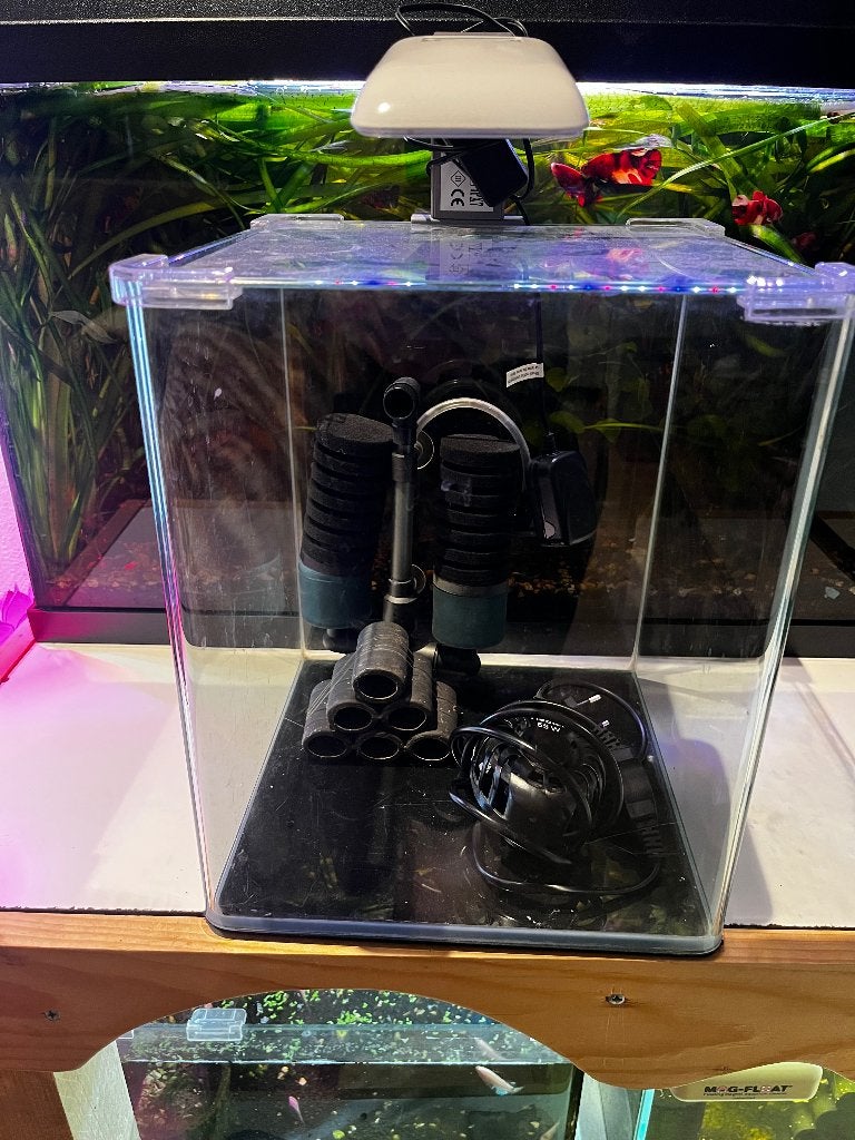 Nano aquarium complete . Voor garnalen , Kempvis bettas, Dieren en Toebehoren, Vissen | Aquaria en Toebehoren, Ophalen, Verwarming