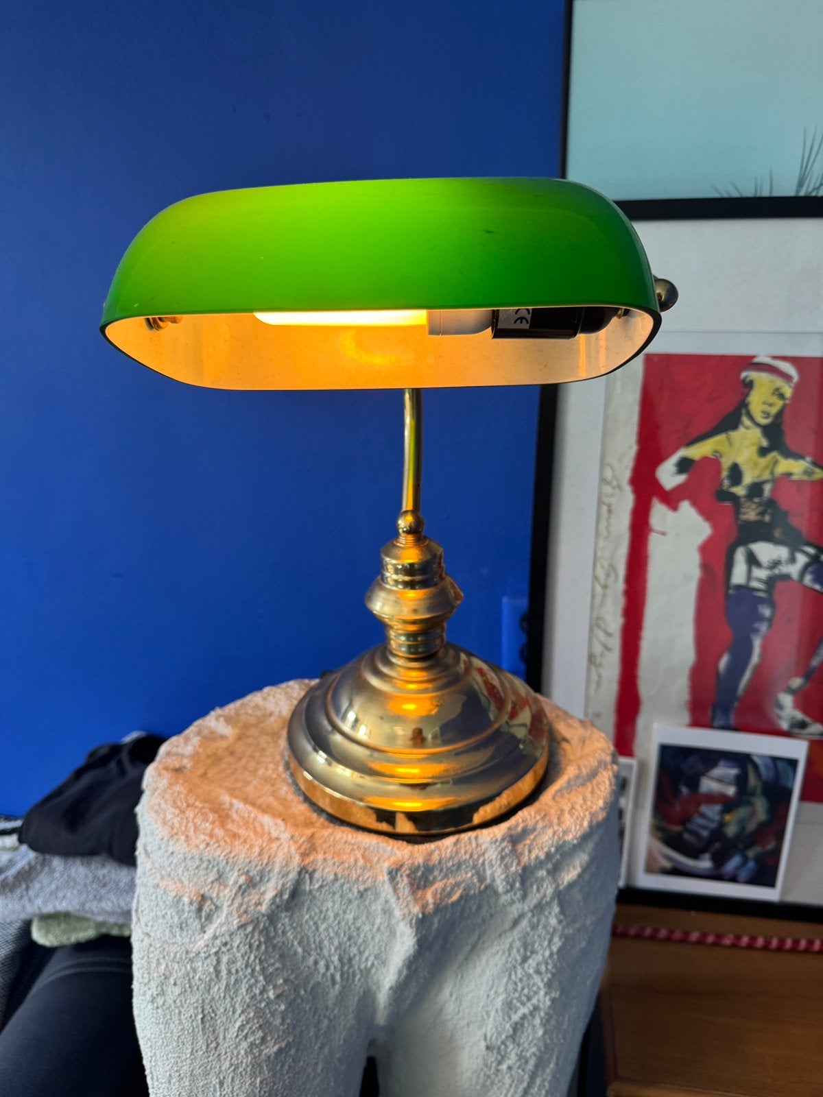 Bibliotheek bureau tafel lamp, Ophalen, Zo goed als nieuw