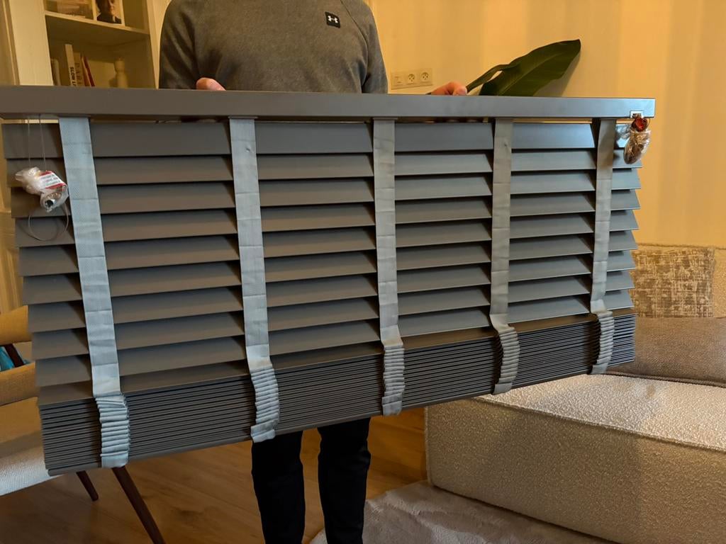 PVC jaloezieën - geschikt voor elke ruimte, Ophalen of Verzenden, Nieuw, Grijs
