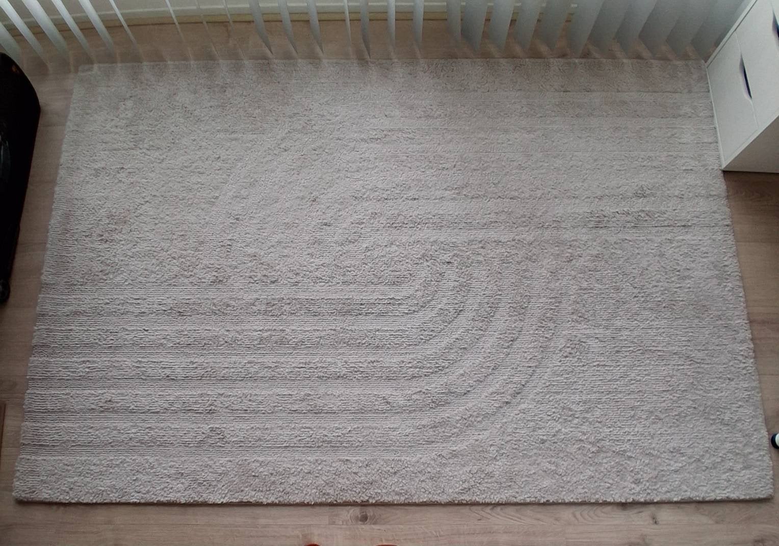 Vloerkleed 133 x 190 cm, Ophalen, 100 tot 150 cm, Beige, Zo goed als nieuw