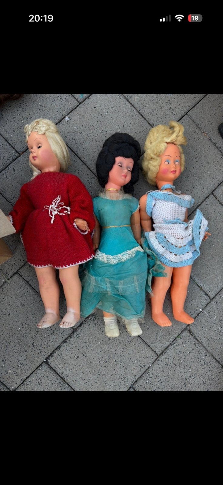 Vintage Poppen kermis, Verzamelen, Ophalen of Verzenden, Gebruikt, Pop
