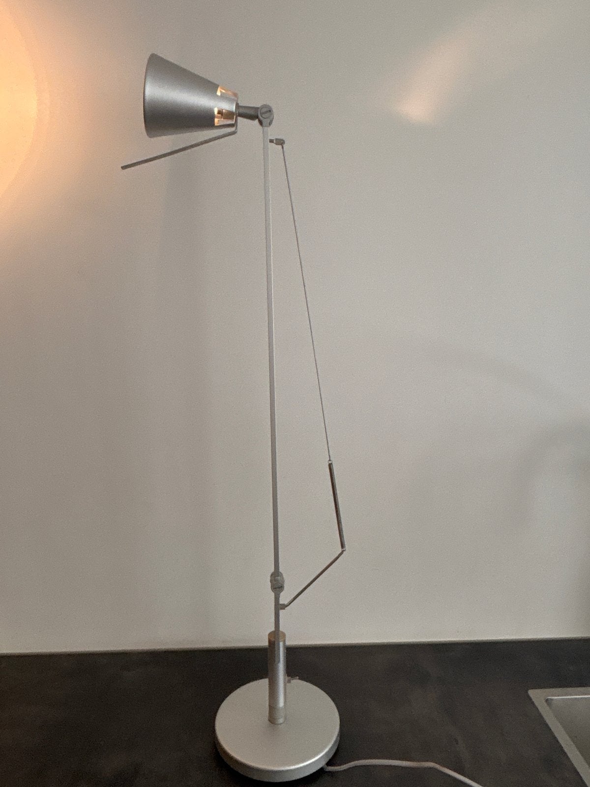 IKEA Husvik B0715 Vloerlamp/burealamp, Gebruikt, Vintage, Minder dan 100 cm, Metaal