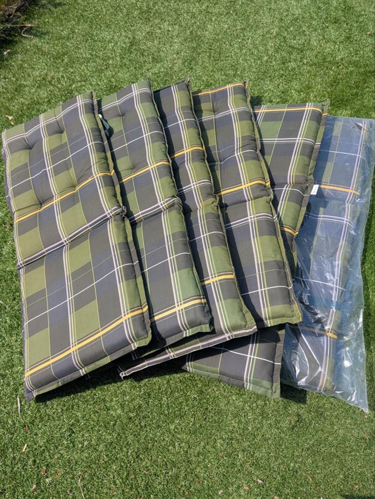 6 Tuinkussens, Tuin en Terras, Tuinmeubel-accessoires, Ophalen, Gebruikt