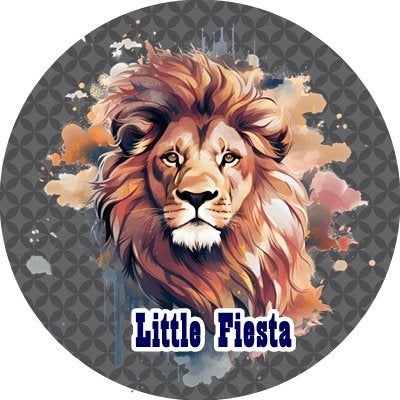 lf235 icing frosting leeuw 19cm eetbare taart plaat print, Ophalen of Verzenden, Nieuw, Taarten, Versiering