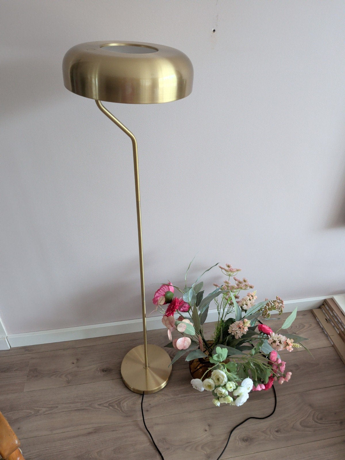 Dutchbone eclipse vloerlamp, Ophalen, Metaal, E27 (groot), 150 tot 200 cm