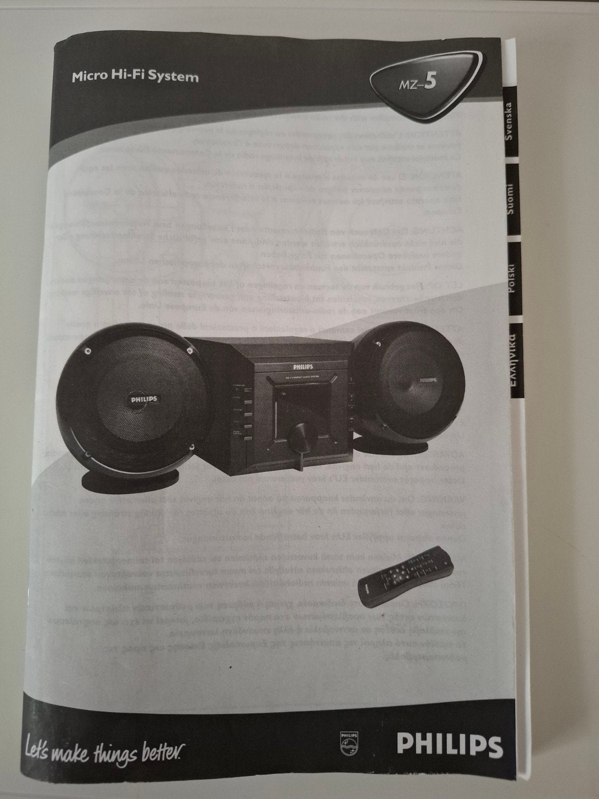 Philips MZ-5 Micro Hi-Fi Systeem met afstandsbediening, Audio, Tv en Foto, Ophalen, Philips, Gebruikt, Cd-speler