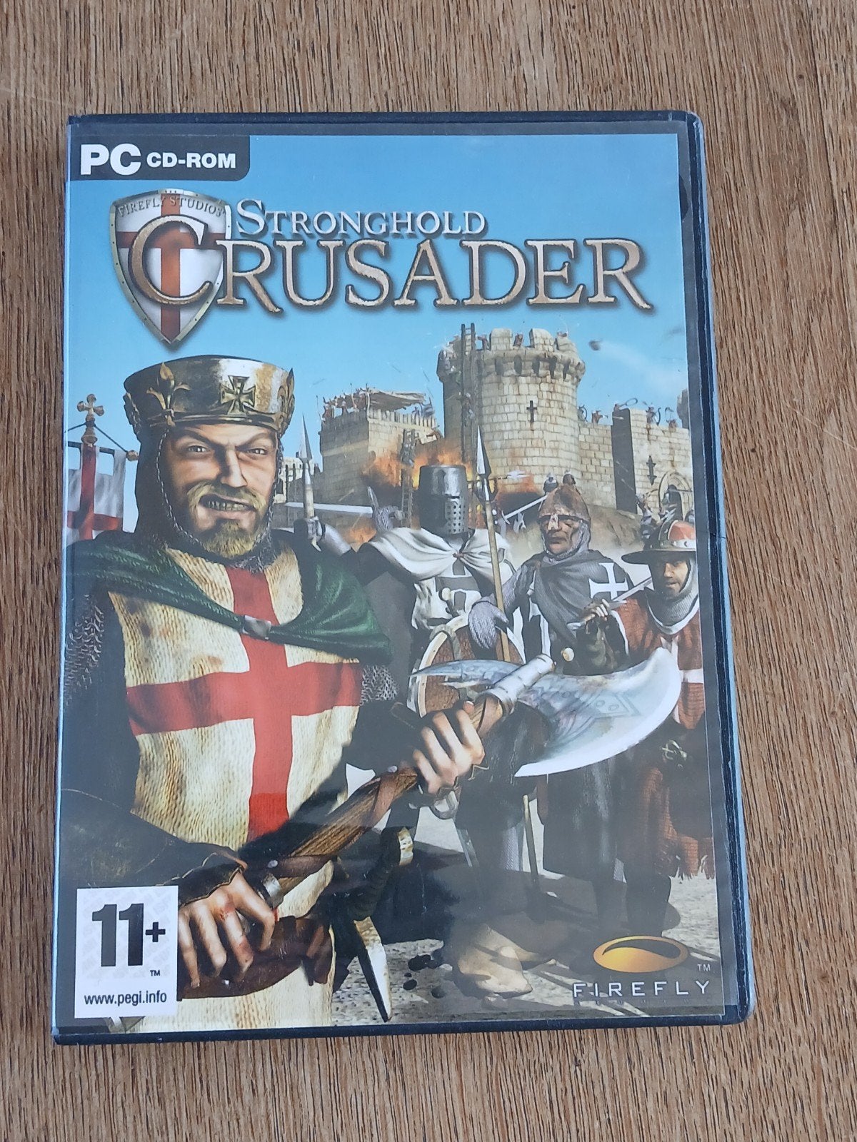 Stronghold Crusader PC CD-ROM - Strategie Game, 1 speler, Ophalen of Verzenden, Zo goed als nieuw, Strategie en Constructie
