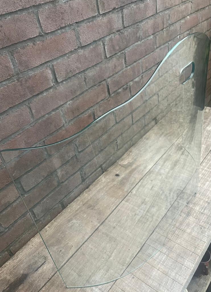 Glazen haardscherm, Ophalen, Gebruikt, Vrijstaande haard, Houthaard