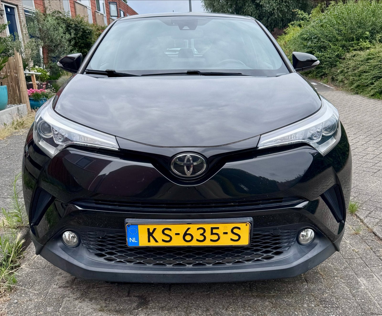 Toyota C-HR 1.2 Turbo 116pk 2016 Zwart, Auto's, Voorwielaandrijving, 1295 kg, 4 cilinders, Zwart