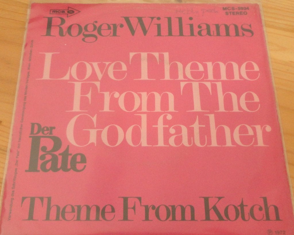 Roger Williams > Love theme from the Godfather, Ophalen of Verzenden, Gebruikt