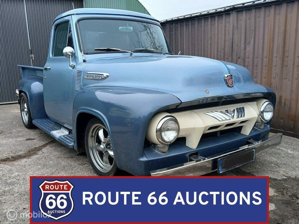 Ford F-100 | 1954 | Route 66 Auctions, Auto's, Overige carrosserieën, Zwart, Bedrijf, Handgeschakeld