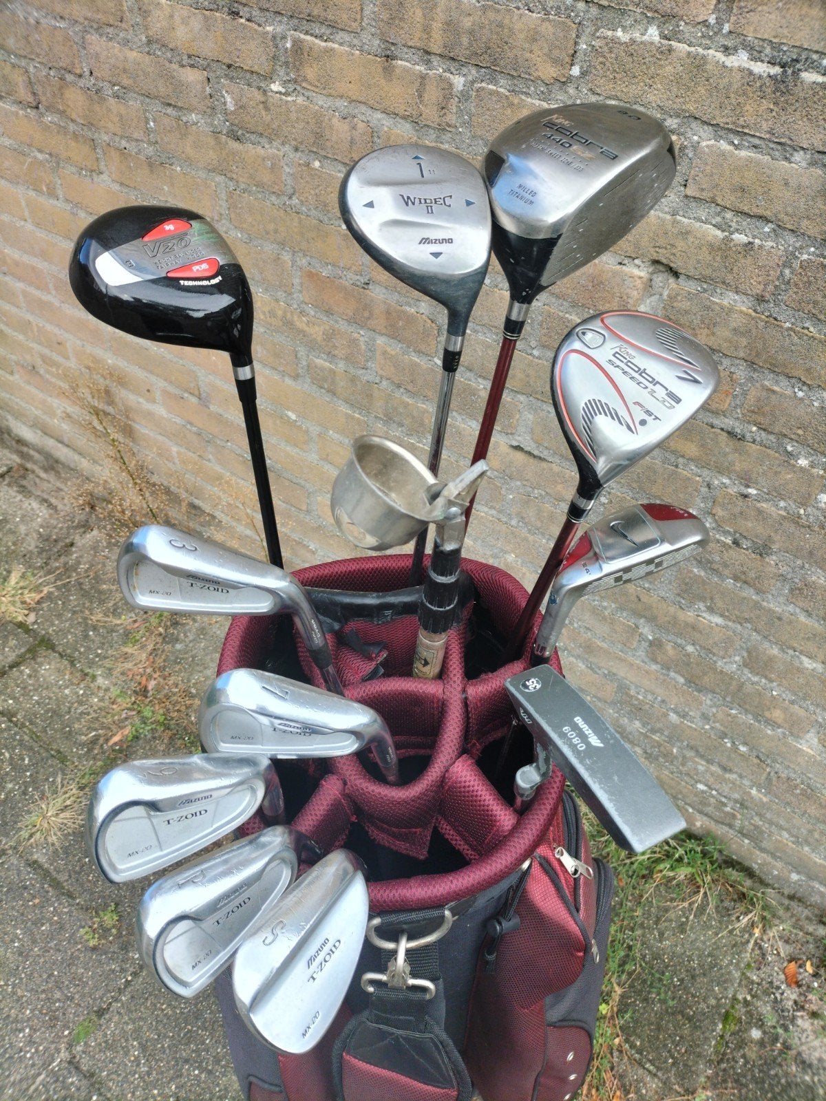 Complete A-Merk Golfset Mizuno, Nike VR, Cobra + Tas, Ophalen, Gebruikt, Set, Overige merken