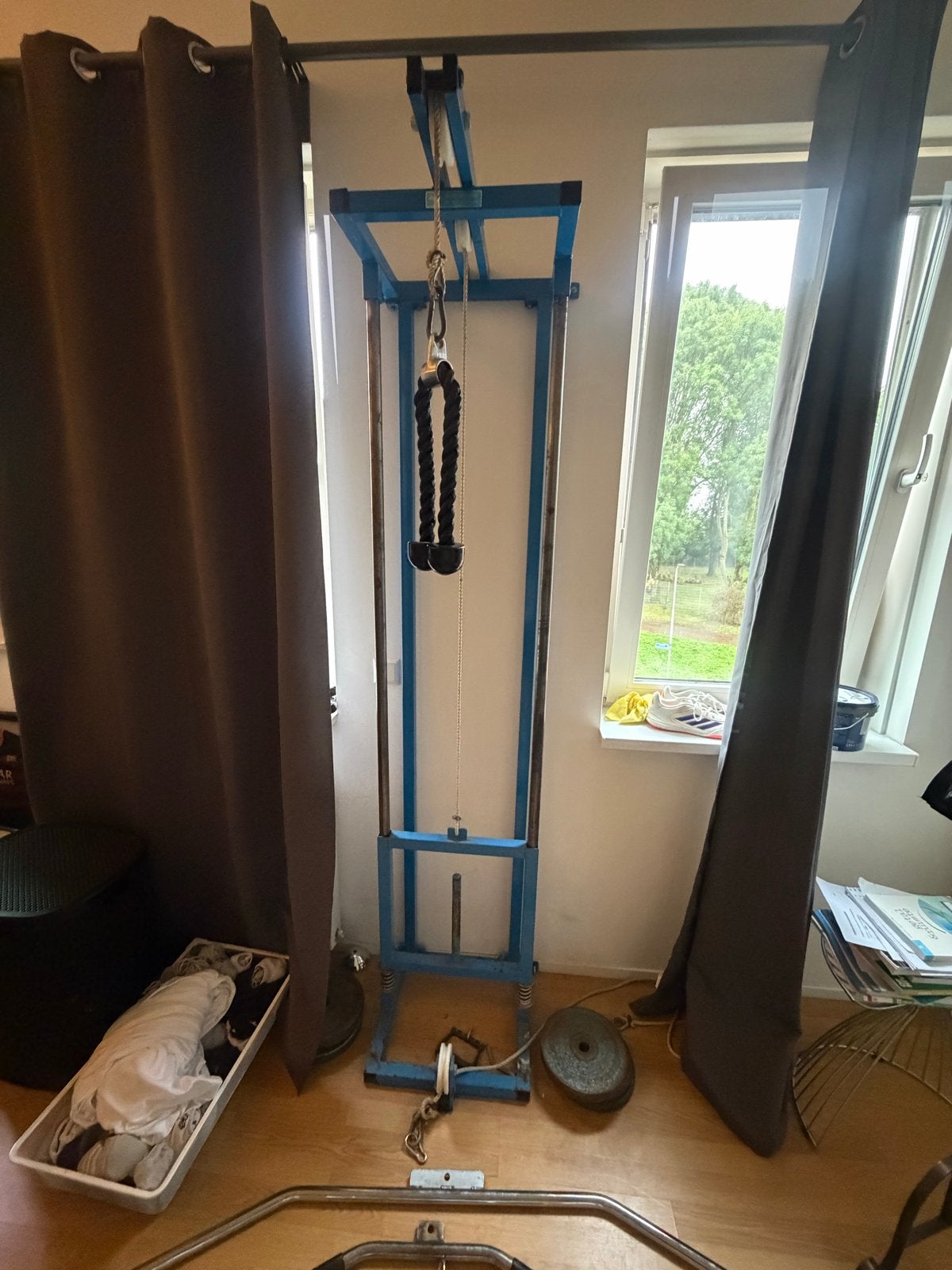 Kabelstation / Krachtstation voor thuisgym, Ophalen, Gebruikt, Krachtstation, Armen