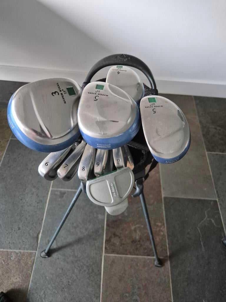 Jumbo golfset dames of heren met Callaway golftas, 1 kruk, Ophalen of Verzenden, Nieuw, 60 tot 90 cm