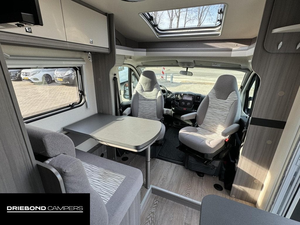 Hobby V65 GE Optima Ontour Enkele Bedden Fietsenrek Luifel S, Caravans en Kamperen, Campers, Airconditioning, Hobby, Airbags, 6 tot 7 meter