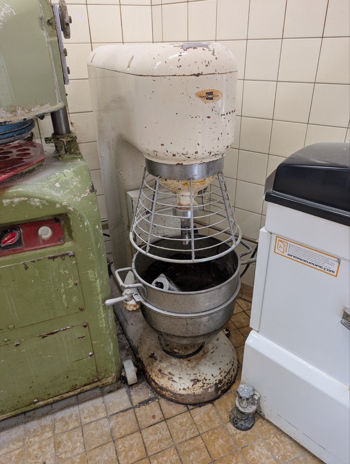 Vintage Industriële Mixer - Robuust en Krachtig, Witgoed en Apparatuur, 4 liter of meer, Ophalen, Gebruikt, 3 snelheden of meer