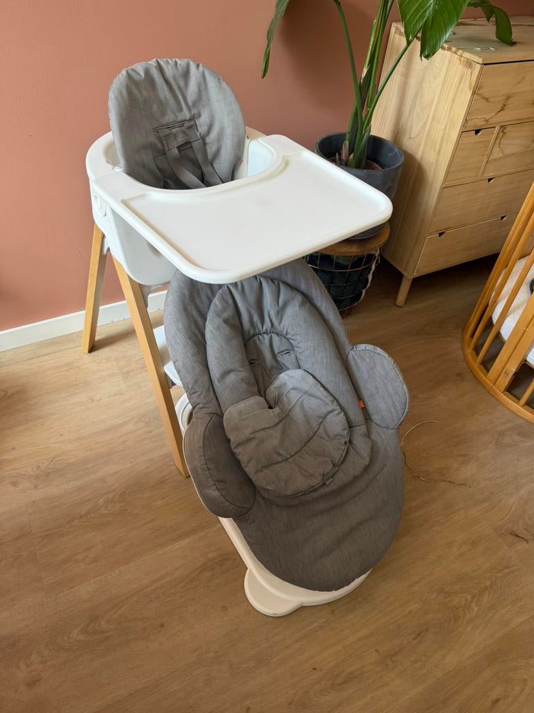 Complete set Stokke Steps zeer goede conditie, Ophalen, Zo goed als nieuw, Meegroeistoel