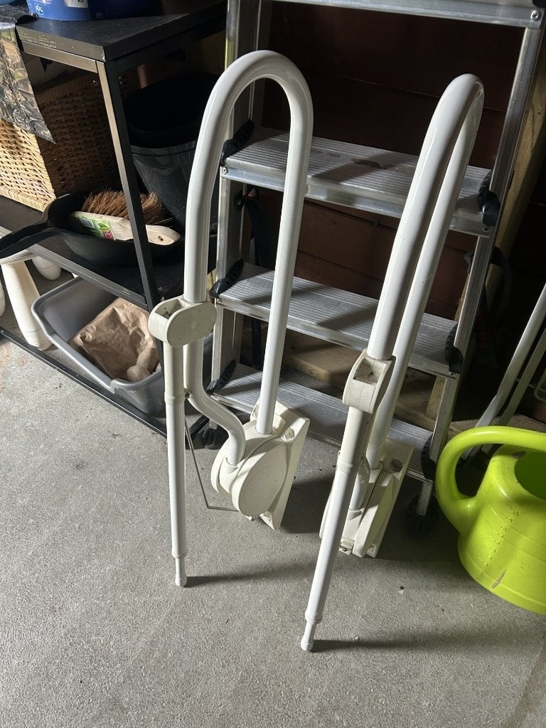 gehandicapten beugels toilet, Ophalen, Gebruikt, Rvs, Toilet