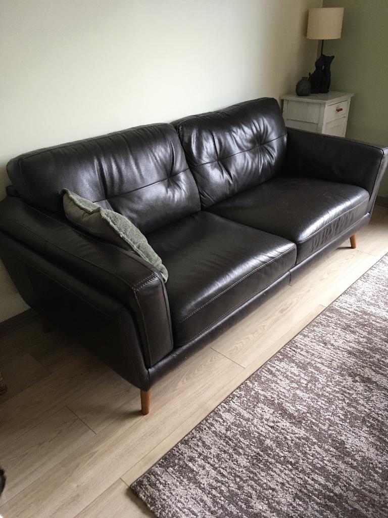 Twee en half zitter gratis, Ophalen, Gebruikt, Tweepersoons, Rechte bank