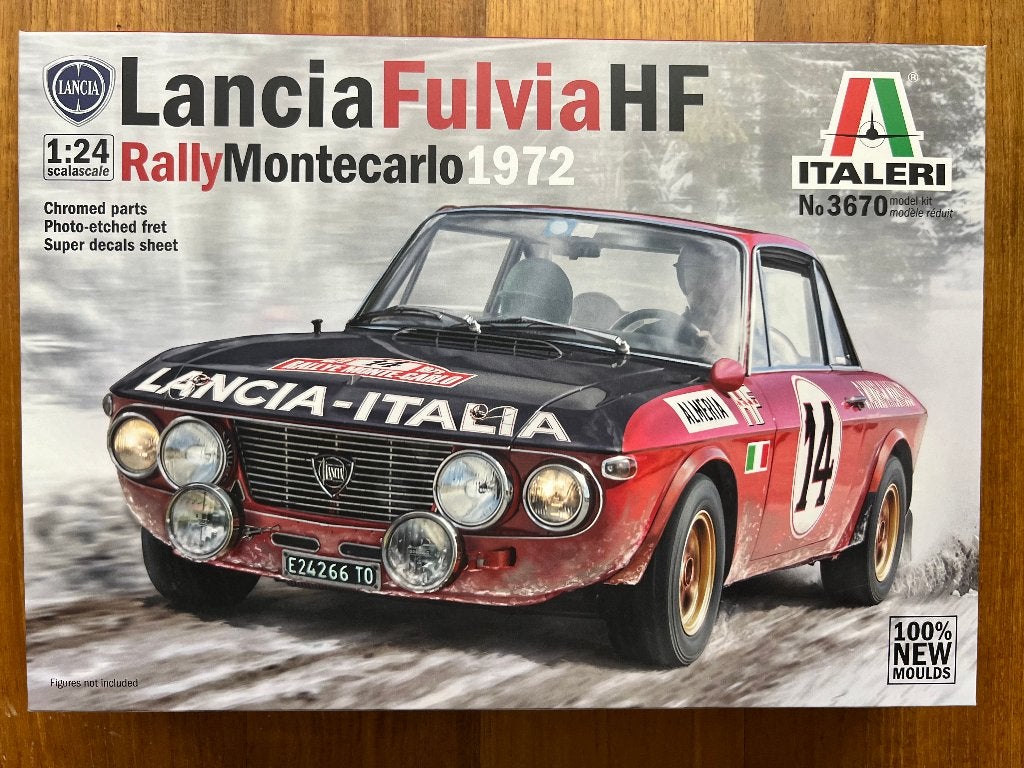 Italeri Lancia Fulvia HF Rally Montecarlo 1972 1:24 - 3670  , Groter dan 1:32, Nieuw, Ophalen of Verzenden, Italeri
