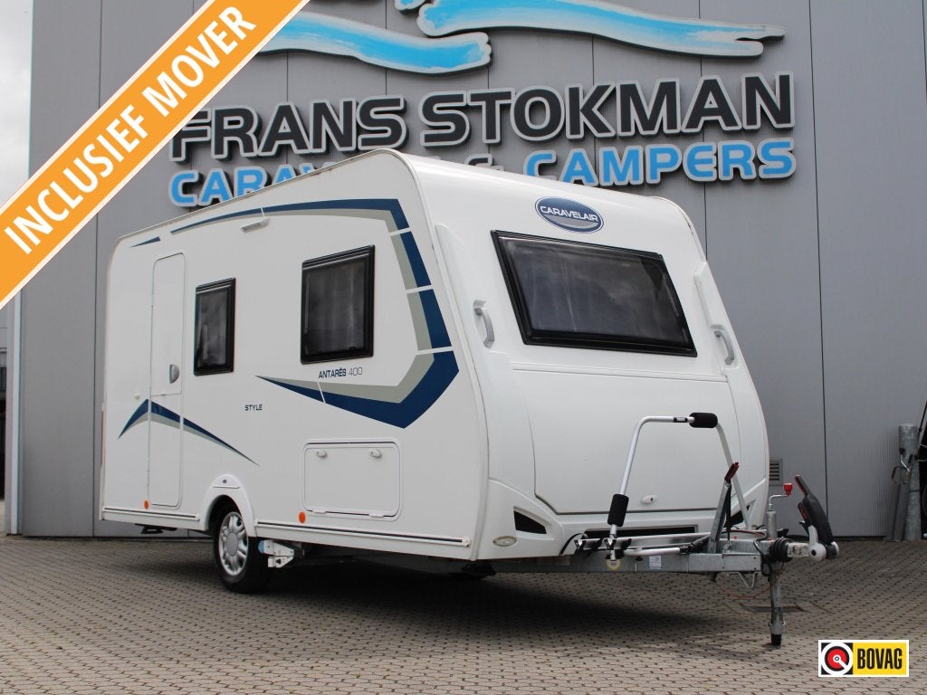 Caravelair Antares Style 400 Voortent Mover Fietsenrek, Bedrijf, Treinzit, 750 - 1000 kg, 4 tot 5 meter