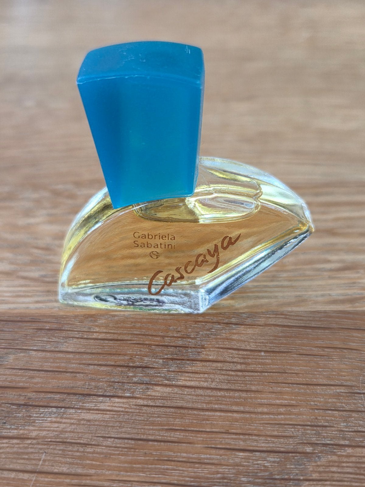 Vintage Gabriela Sabatini Cascaya parfumminiatuur, Ophalen of Verzenden, Gebruikt