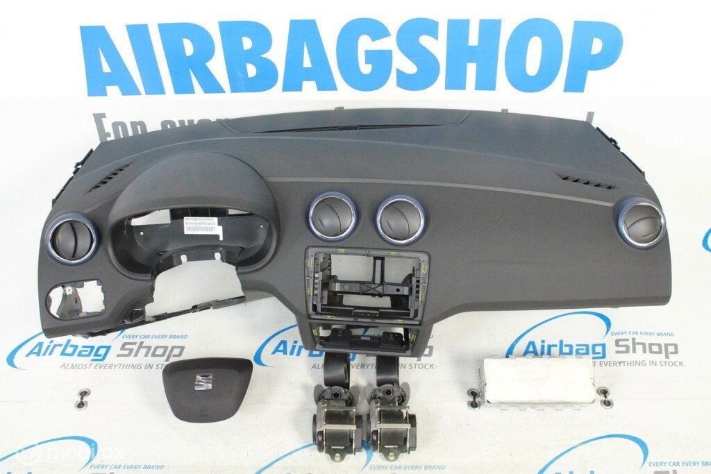 Airbag set Dashboard Seat Ibiza 6J facelift 2016-heden, Gebruikt, Ophalen of Verzenden
