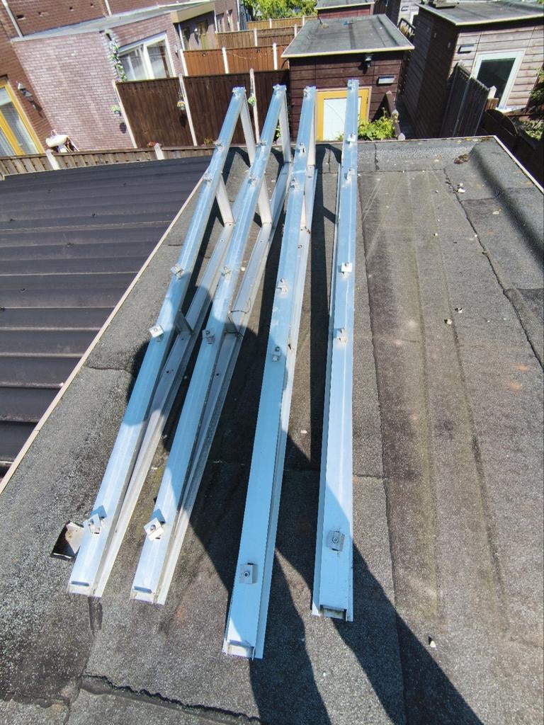 Montagesysteem voor 9 zonnepanelen, Landschape, Doe-het-zelf en Verbouw, Ophalen, Gebruikt