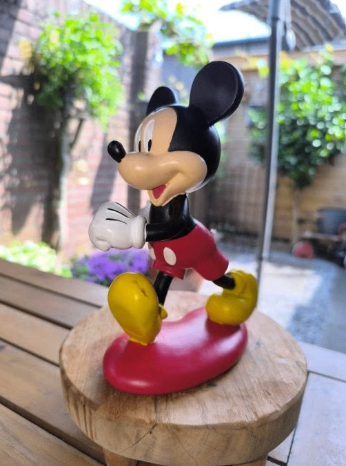Origineel Disney Mickey Mouse Beeld – 20 cm hoog, Verzamelen, Disney, Beeldje of Figuurtje, Onbekend, Ophalen of Verzenden