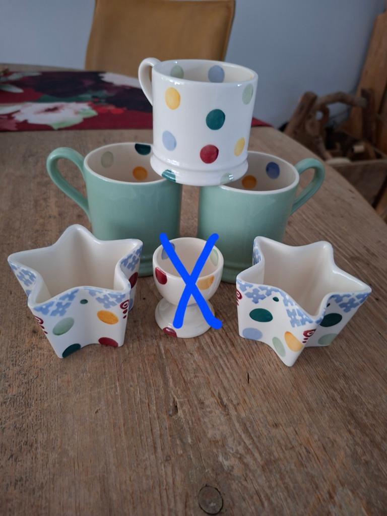 Mooie polka dot set van Emma Bridgewater, Ophalen of Verzenden