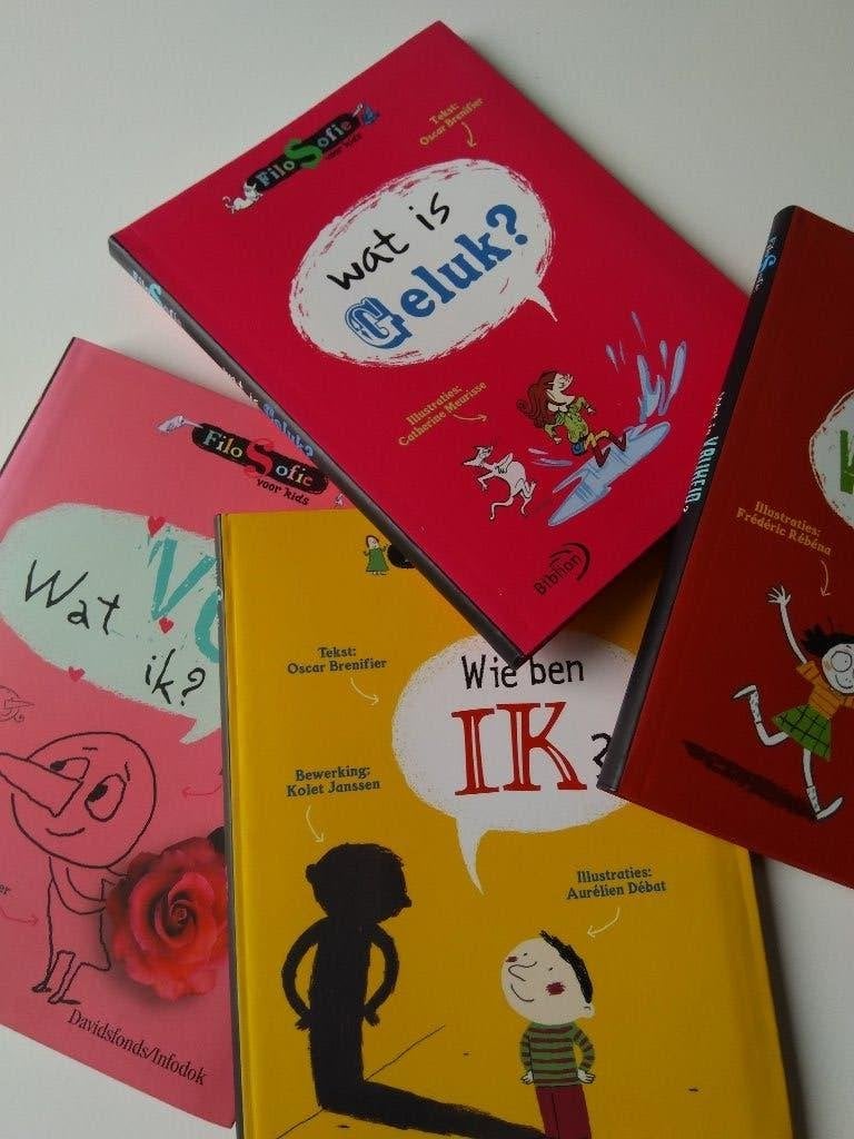 Filosoferen met kinderen boek, Ophalen of Verzenden, Zo goed als nieuw, Praktische filosofie, Kolet janssen