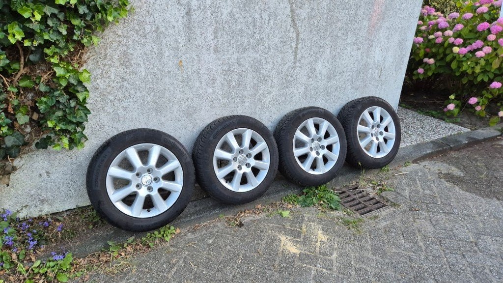 Set van vier originele Toyota 16 inch lichtmetalen velgen, Auto-onderdelen, Banden en Velgen, Ophalen, Gebruikt, Velg(en), 16 inch