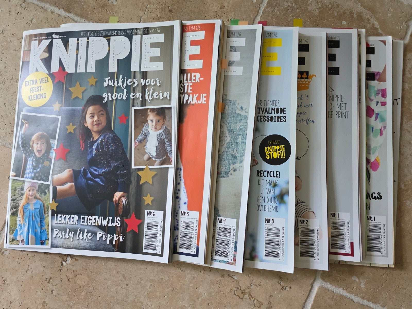 Pakket Knippie 2017 naaipatronen kinderkleding maat 50-176, Hobby en Vrije tijd, Kind, Knippie, Ophalen of Verzenden, Overige typen