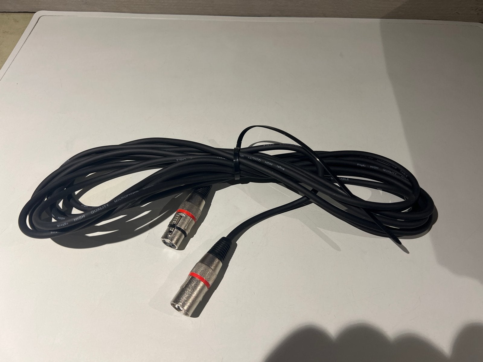 XLR Microfoonkabel - Hoge Kwaliteit, N, N, Ophalen of Verzenden, Zo goed als nieuw