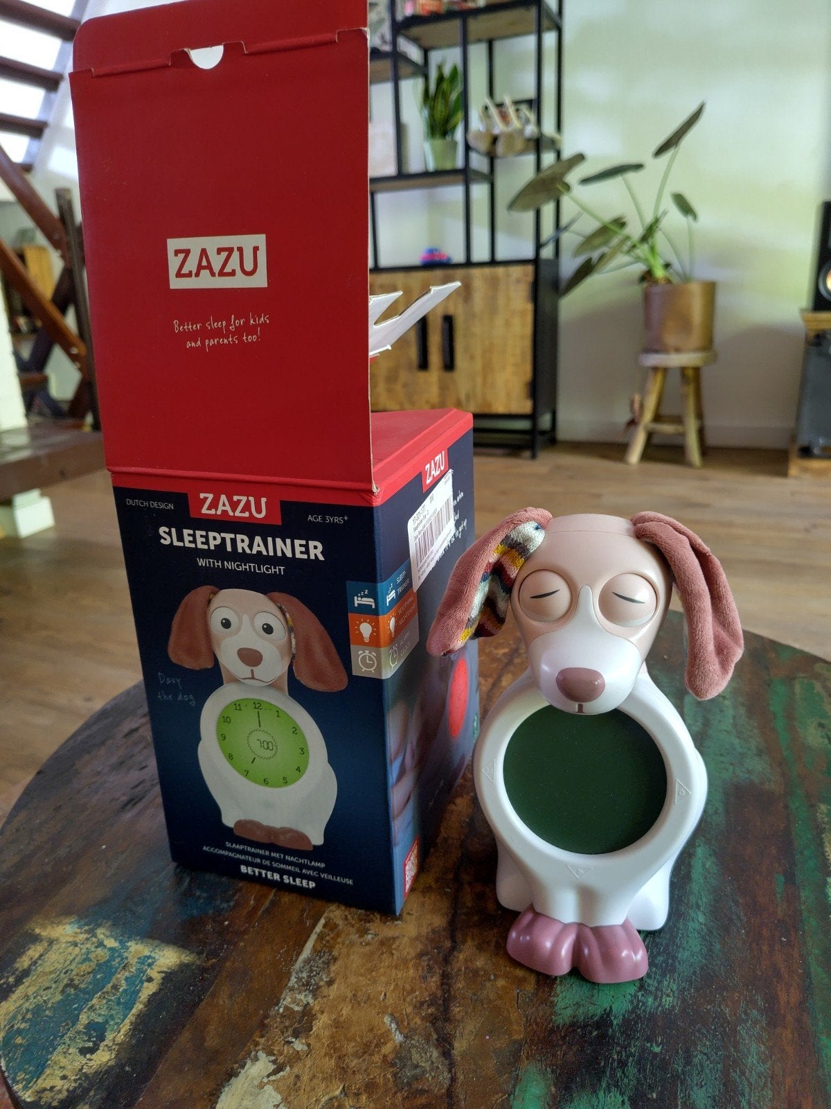 ZAZU Slaaptrainer Davy the Dog met nachtlampje, Ophalen of Verzenden, Zo goed als nieuw