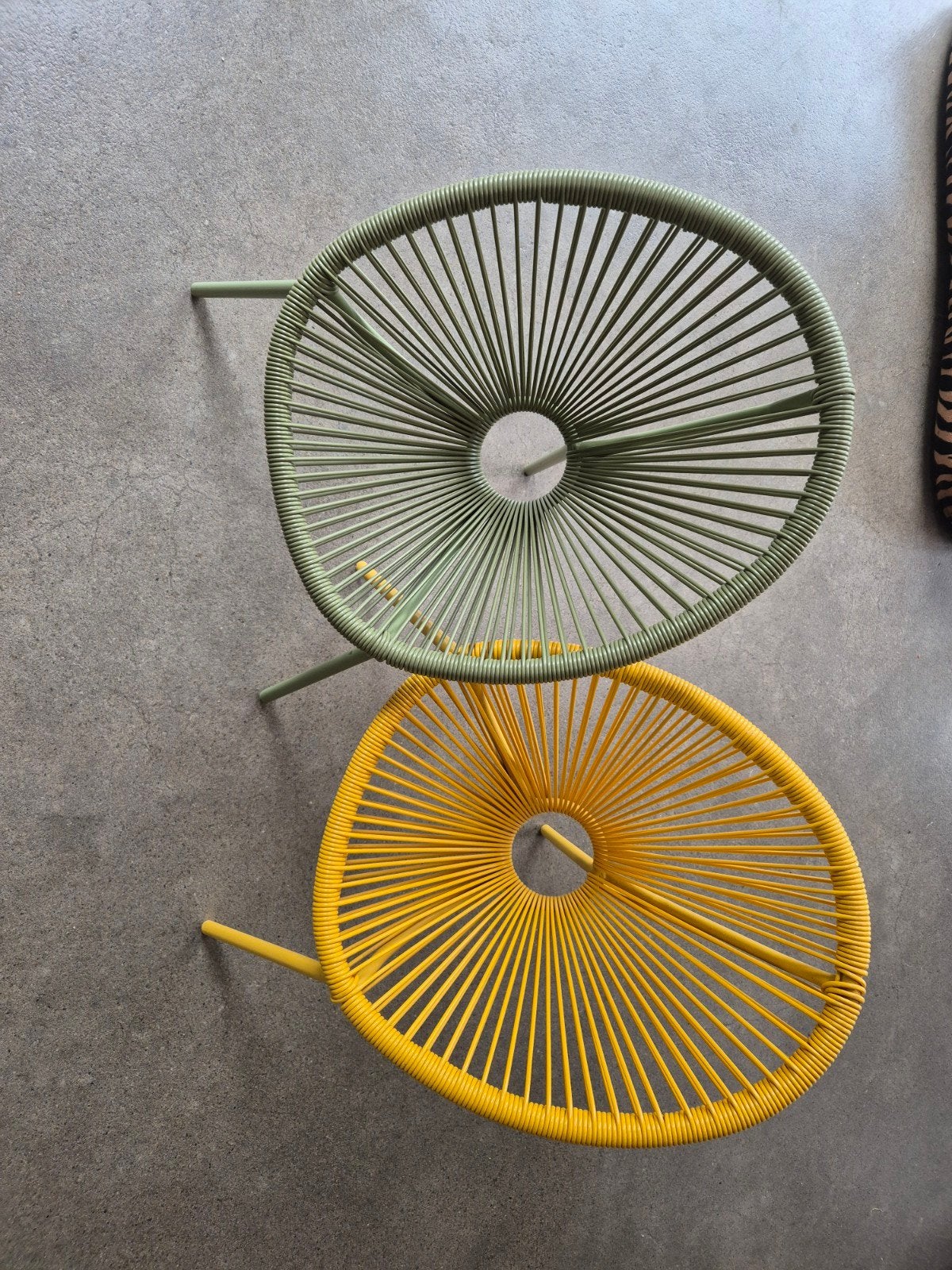 Set van 2 Acapulco kinderstoelen - Geel en Groen, Ophalen, Twee, Overige kleuren, Modern, Acapulco