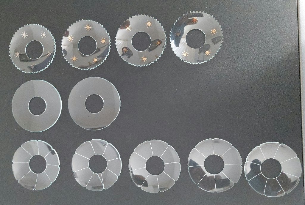 11 stuks glazen druppelvangers voor kaarsen., Ophalen of Verzenden, Zo goed als nieuw