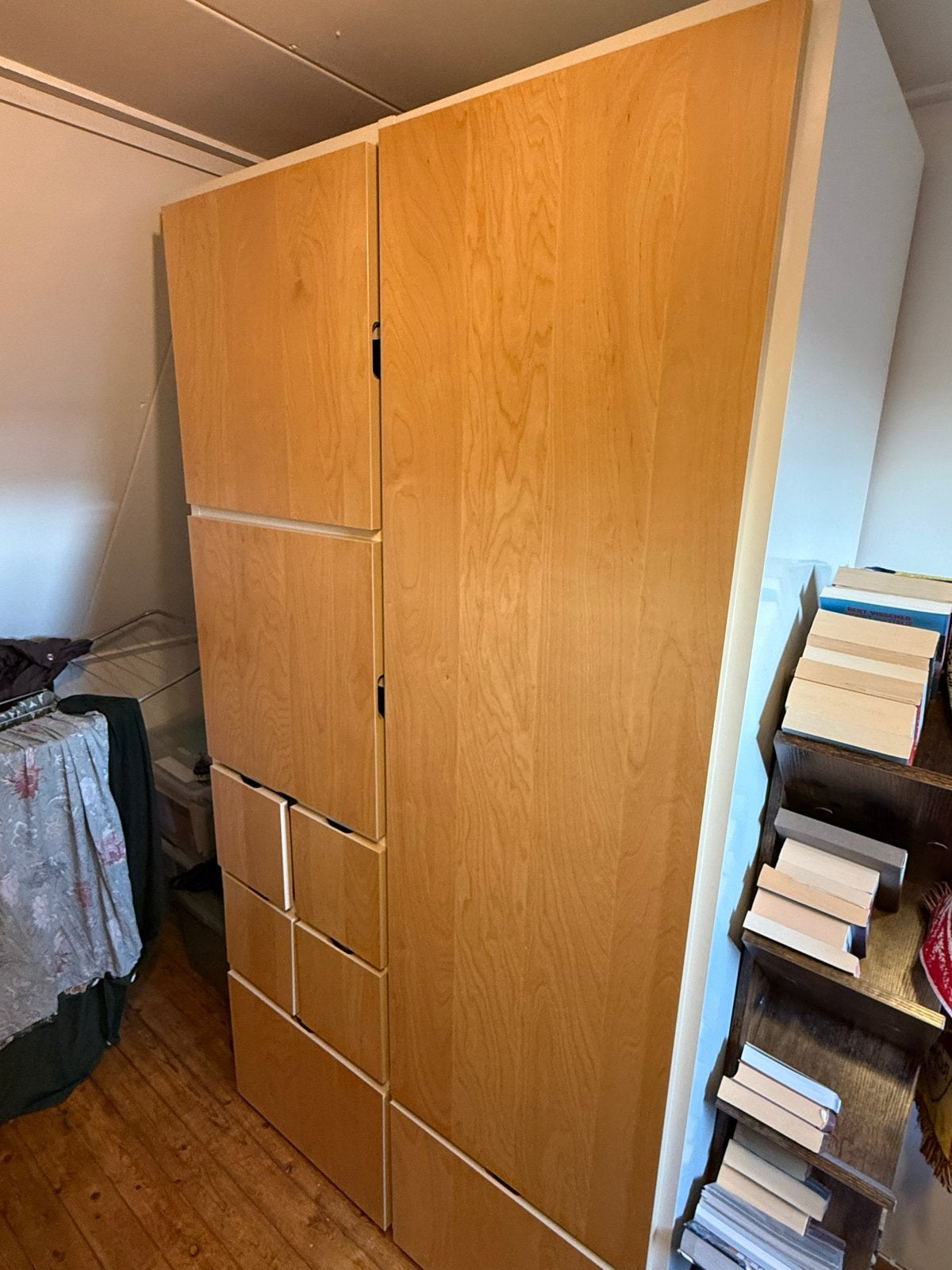 Ikea Visthus Kledingkast met lades en hangruimte, Huis en Inrichting, Ophalen, Gebruikt, 100 tot 150 cm, 200 cm of meer