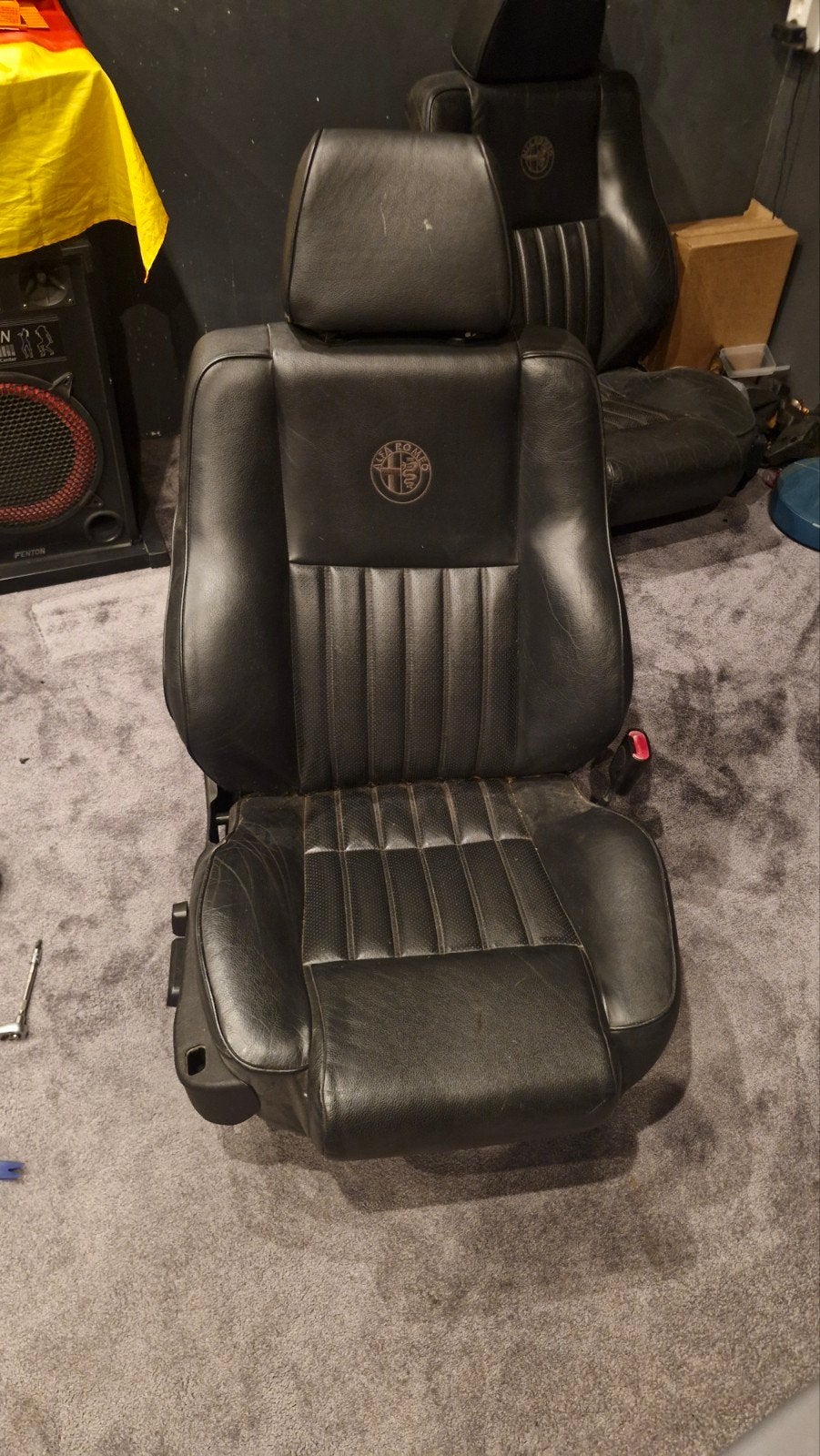 Alfa Romeo 166 Leren Voorstoelen Elektrisch+ Stoelverwarming, Ophalen