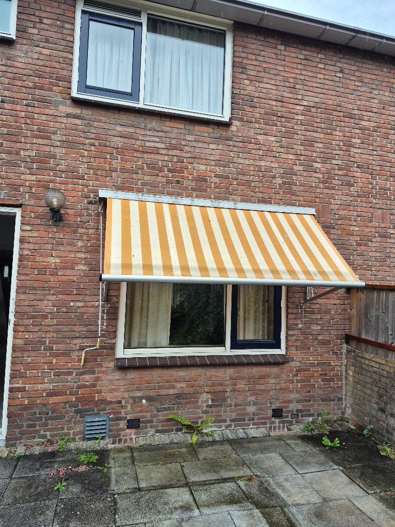 Zonnescherm, Tuin en Terras, Ophalen, Gebruikt, Minder dan 250 cm, Knikarmscherm