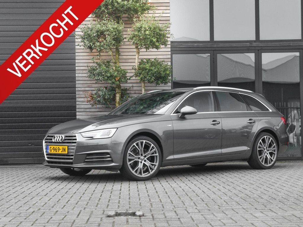 Audi A4 Avant 2.0 TDI Sport S Line Navi Trekhaak 19 inch vel, Auto's, Audi, Gebruikt, 150 pk, 23 km/l, Diesel