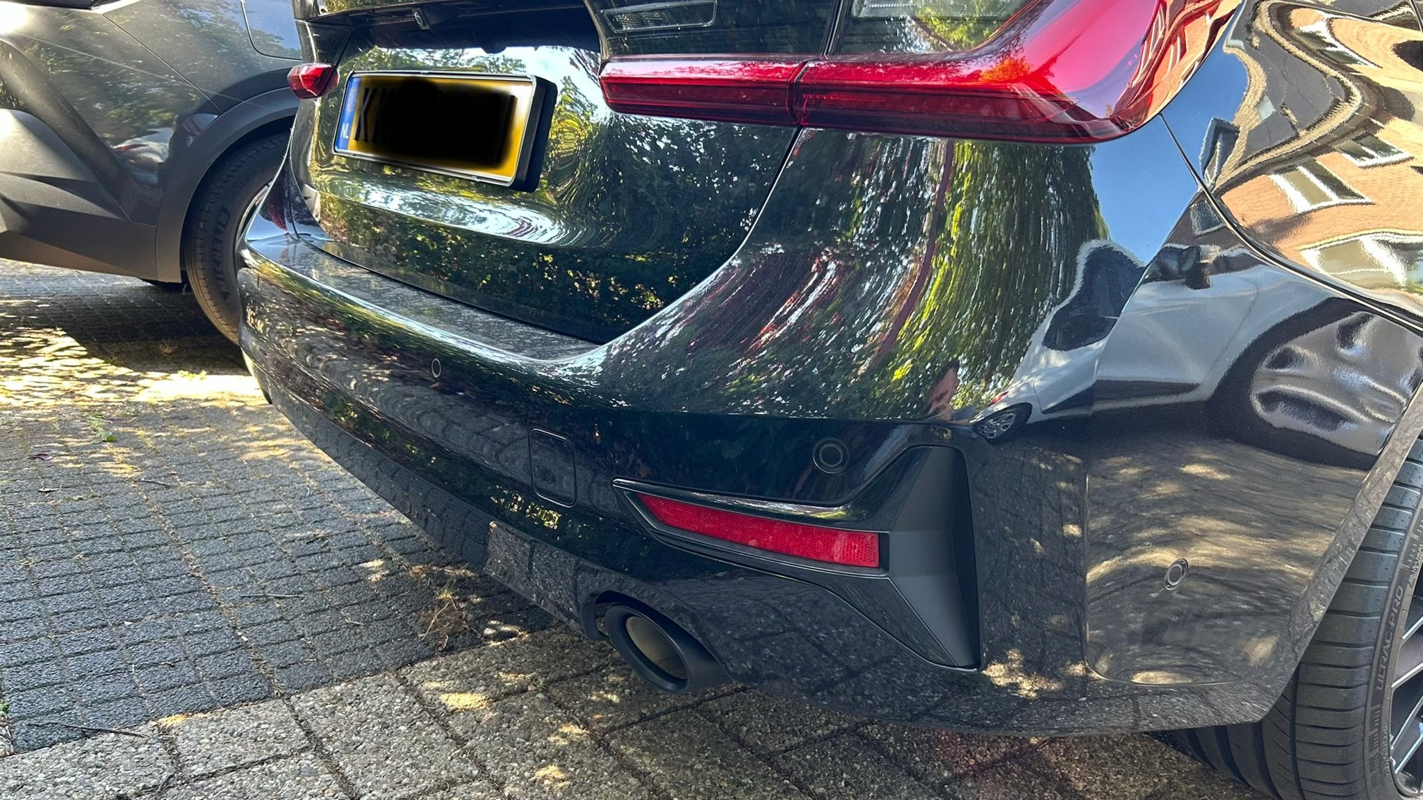 BMW 3-serie G20/G21 Achter bumper Zwart pdc, Auto-onderdelen, Ophalen, Gebruikt, Achter, Bumper