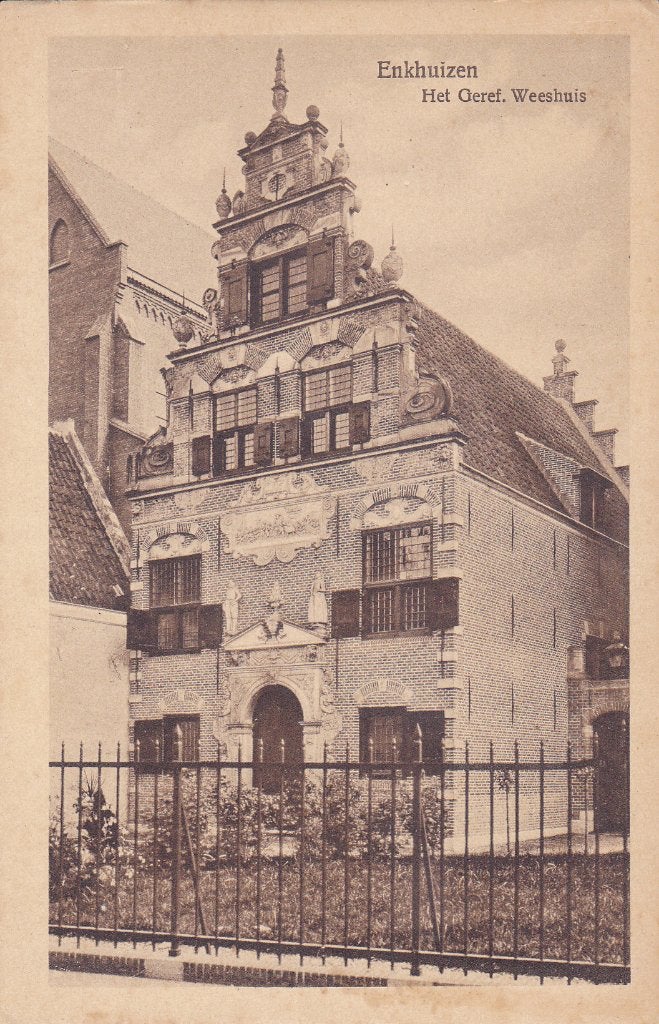 Enkhuizen - Het Geref. Weeshuis, Verzenden, Voor 1920, Gelopen, Noord-Holland