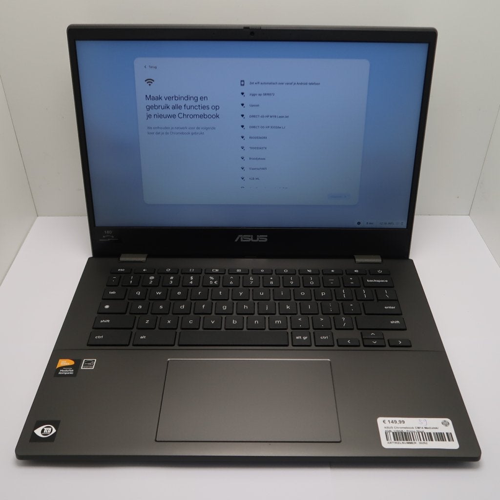 ASUS Chromebook CM14 Mediatek/ 4GB/ 128GB | Prima Staat, Asus, Zo goed als nieuw, Support@asus.com, No. 15, Li-Te Road, Beitou District
Taipei 112
Taiwan