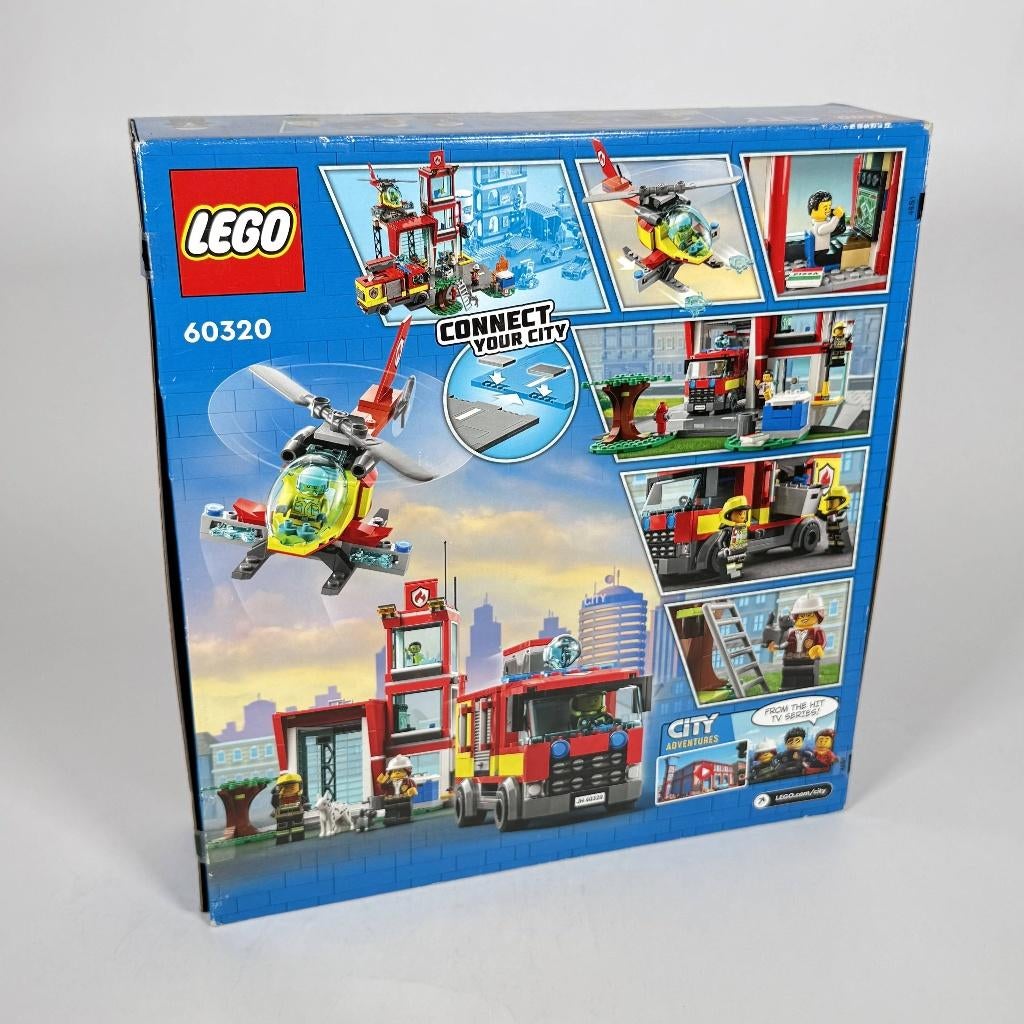LEGO City 60320 Brandweerkazerne – Nieuw, City, Lego, Nieuw, Ophalen of Verzenden