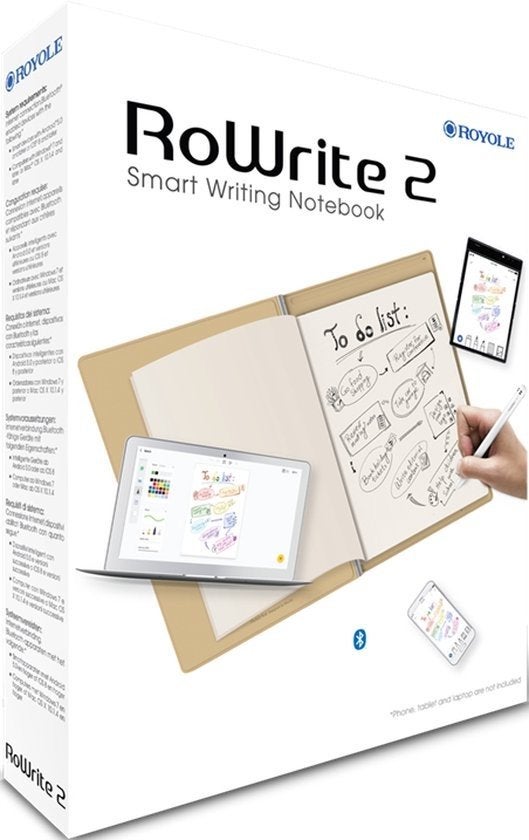 Royole RoWrite 2 Smart Writing Notebook - Zo goed als nieuw, Royole, Bluetooth, 6 inch of minder, Ophalen of Verzenden