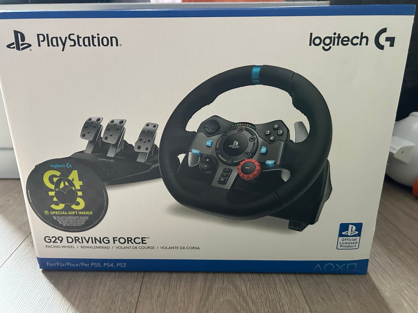 Logitech G29 Driving Force Racestuur voor PlayStation, Ophalen of Verzenden, Nieuw, Stuur of Pedalen, PlayStation 5