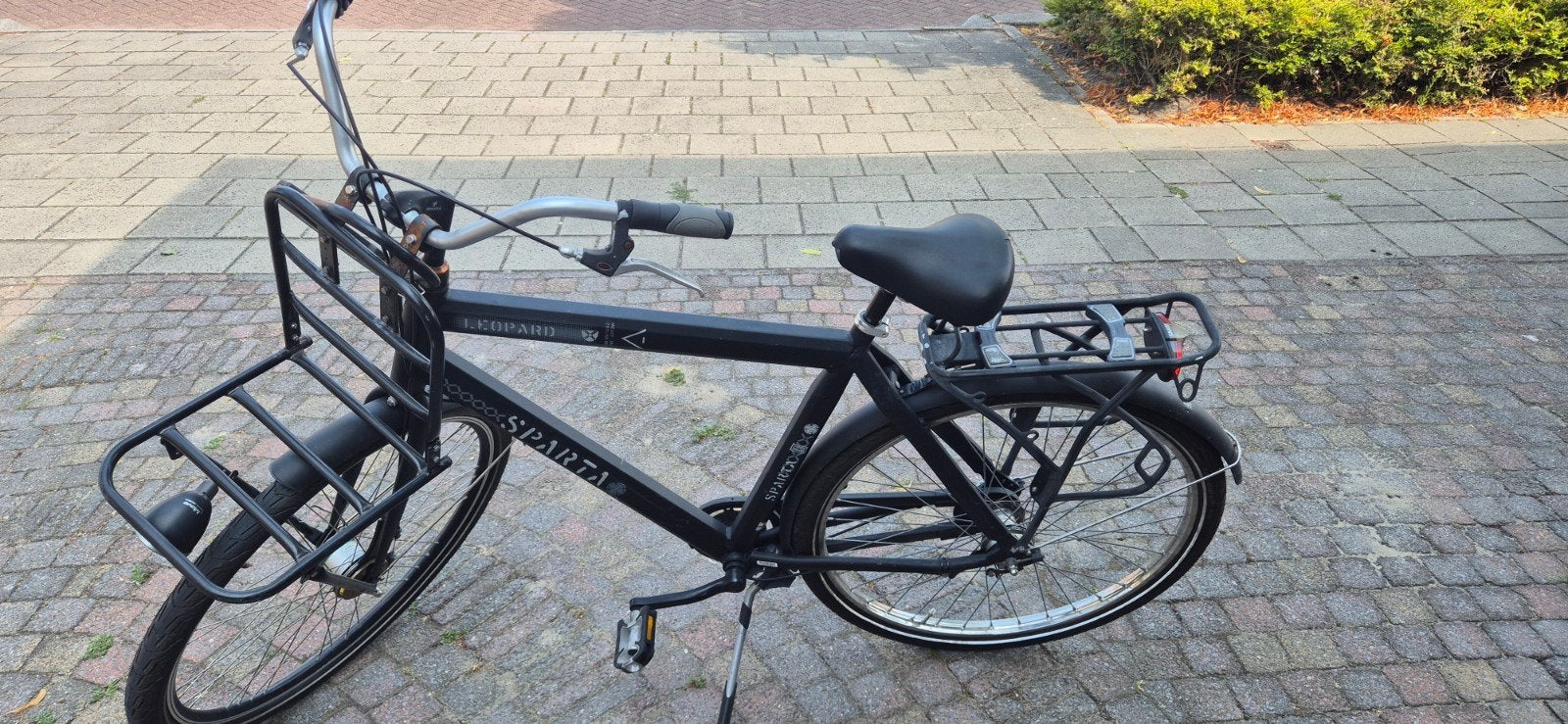 Sparta Leopard transportfiets - Zwart, Fietsen en Brommers, Ophalen, Terugtraprem, Sparta, Gebruikt