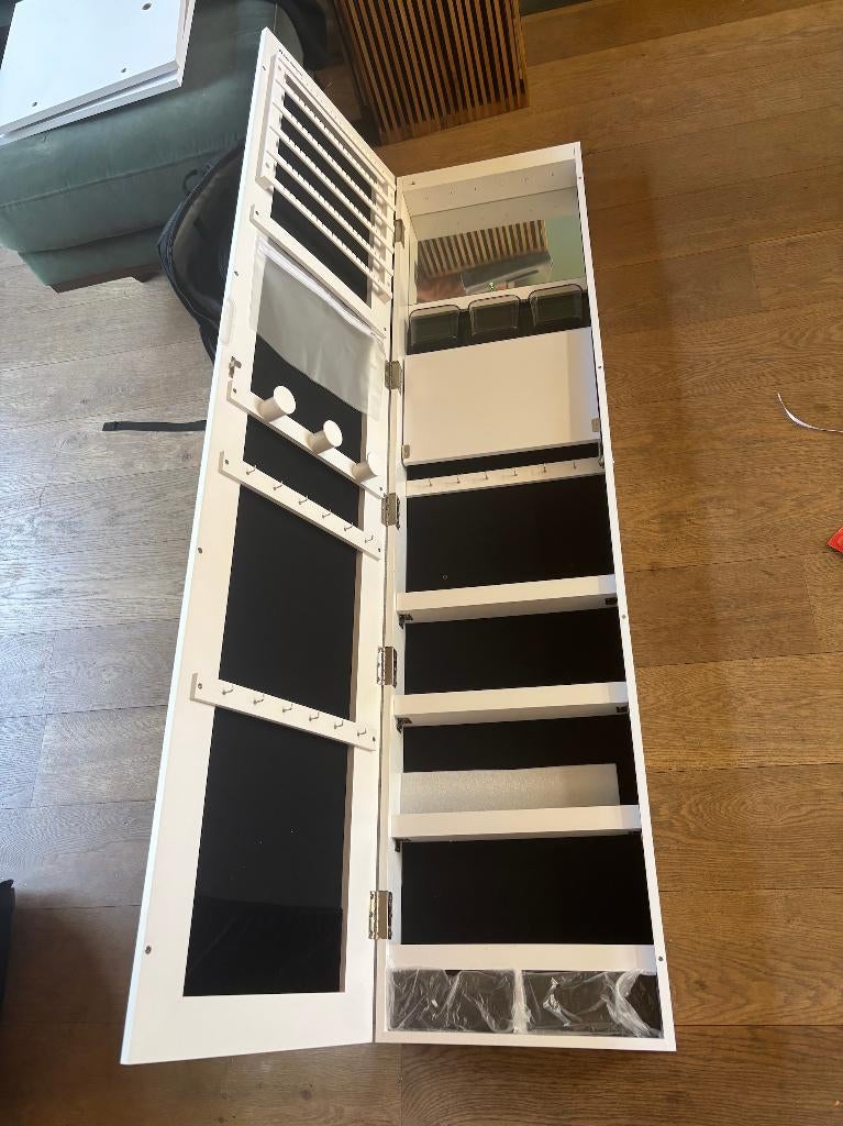 passpiegel, sieradenkast Nieuw, Huis en Inrichting, Ophalen, Minder dan 50 cm, Nieuw, 150 tot 200 cm