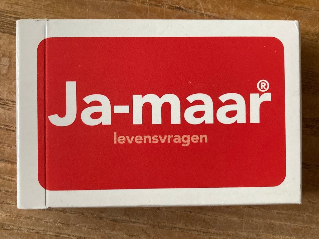 Koppenhol Ja-maar levensvragen (zgan), Boeken, Ophalen of Verzenden, Zo goed als nieuw, Tarot of Kaarten leggen, Overige typen